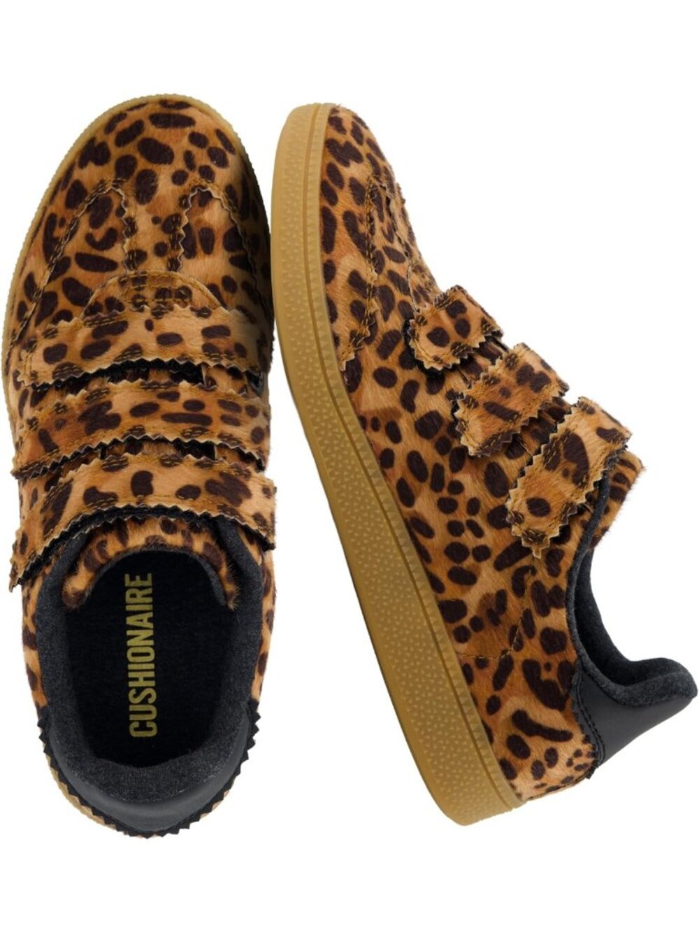 Vegan Leopard Print Casual Sneakers for Women - Lightweight, Non-Slip Sole